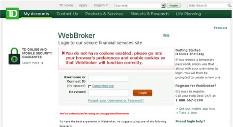 td waterhouse webbroker phone number.